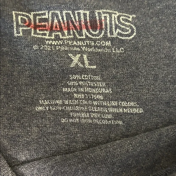 Peanuts Snoopy Blue T-Shirt with Red Doghouse - Picture 2 of 6